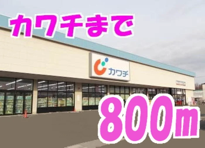 カワチ薬品まで800m