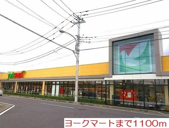ヨークマートまで1100m