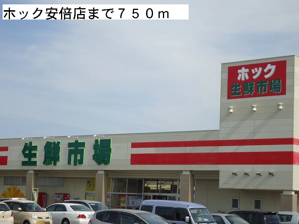 ホック安倍店まで750m