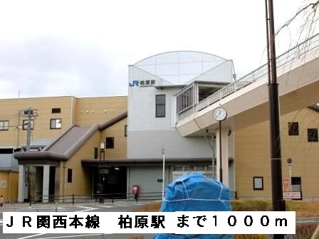 ＪＲ関西本線柏原駅まで1000m
