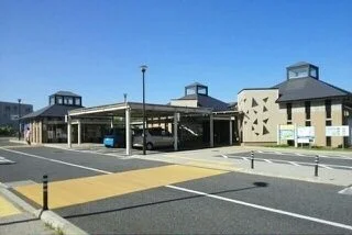 道の駅さんまで1050m