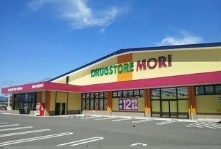 ドラッグストアモリ岡富店まで700m