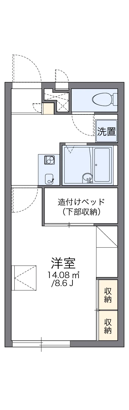 代表的な間取のため実際の間取とは異なる場合があります