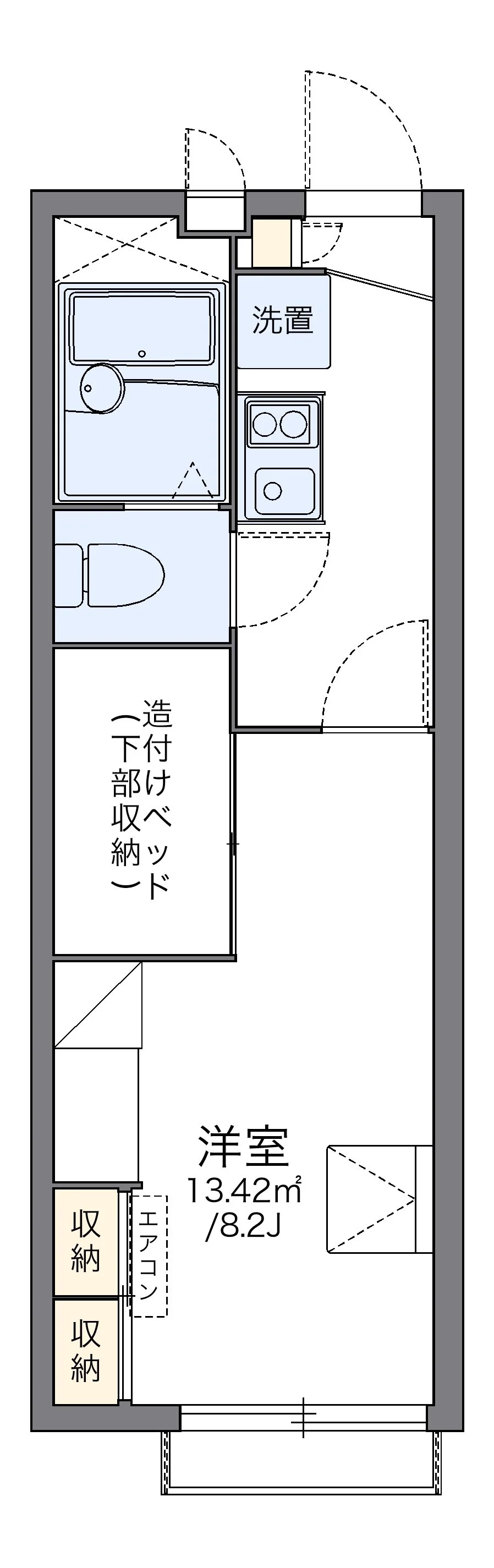 代表的な間取のため実際の間取とは異なる場合があります