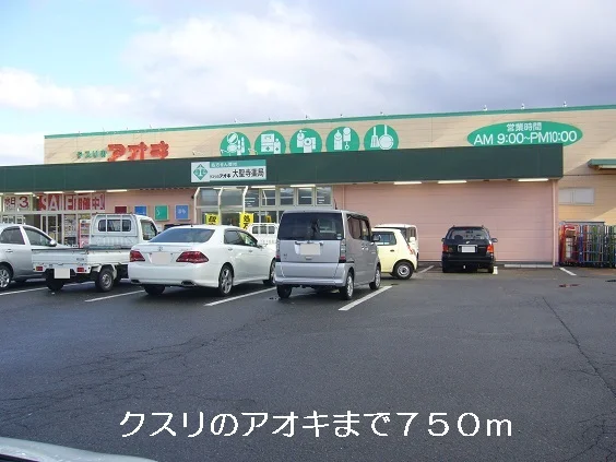 クスリのアオキまで750m