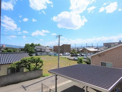 2階からのアングルです