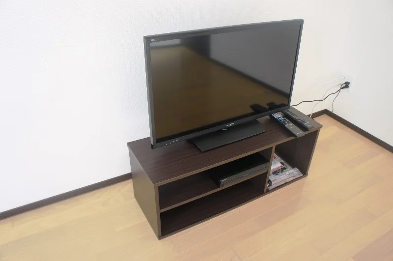 大きな液晶テレビがついてきます！