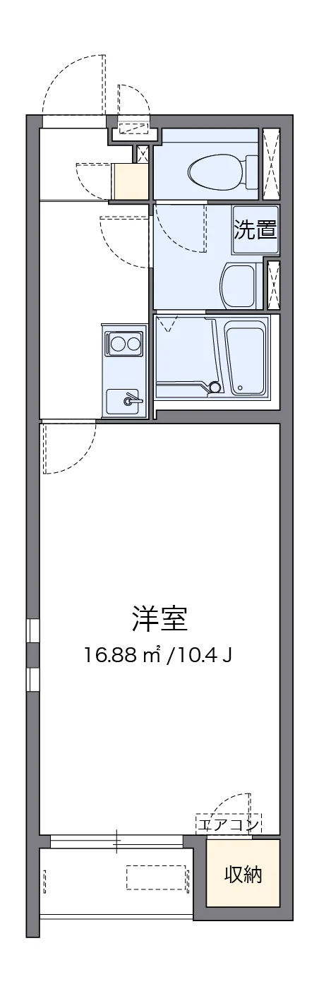 代表的な間取のため実際の間取とは異なる場合があります