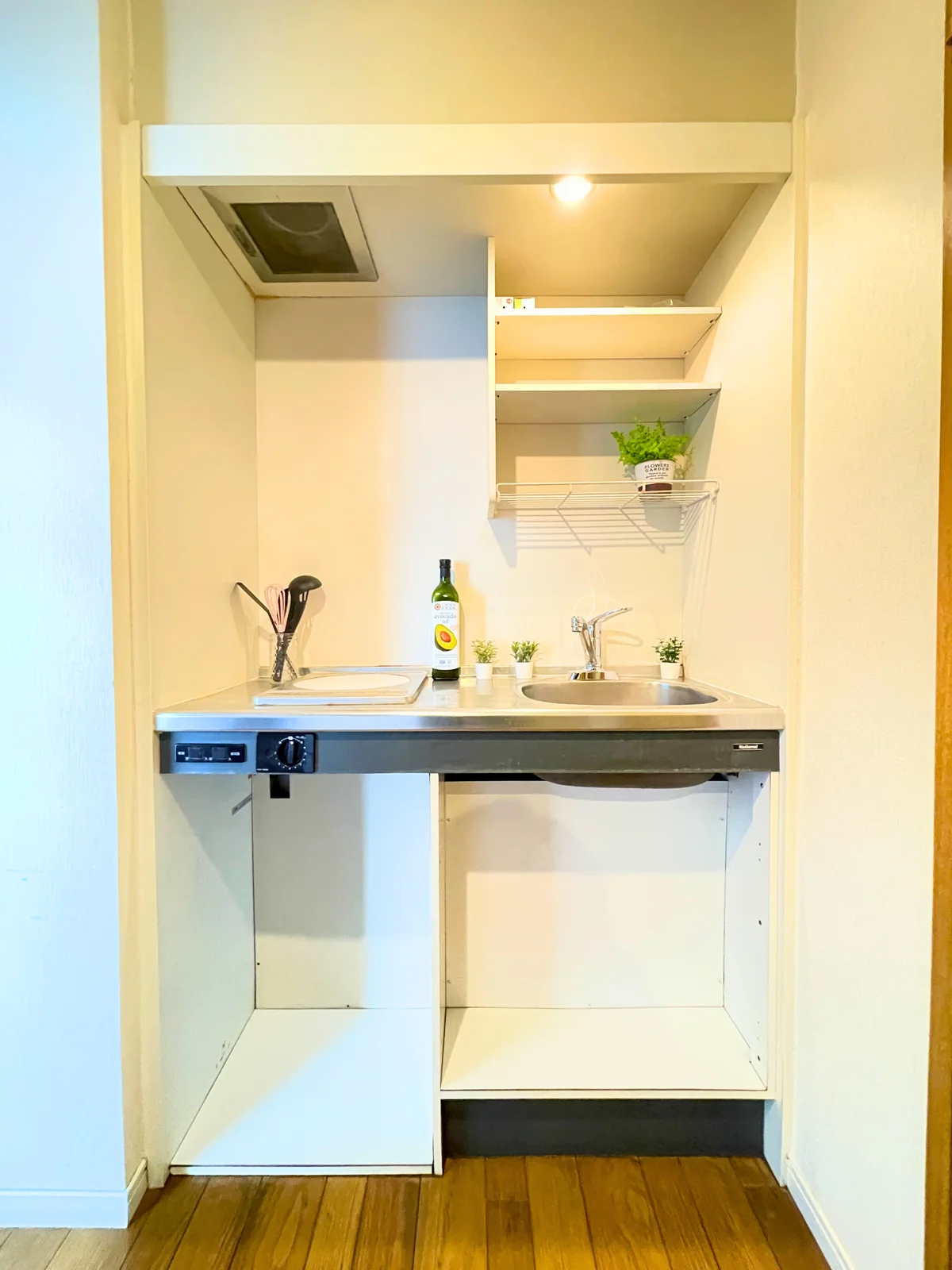 １口IHコンロ付きキッチン