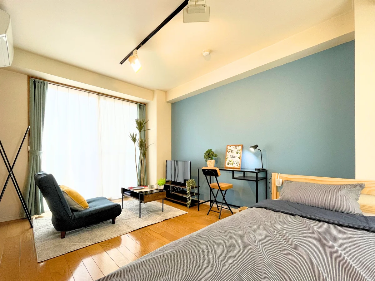 南向きで明るい室内