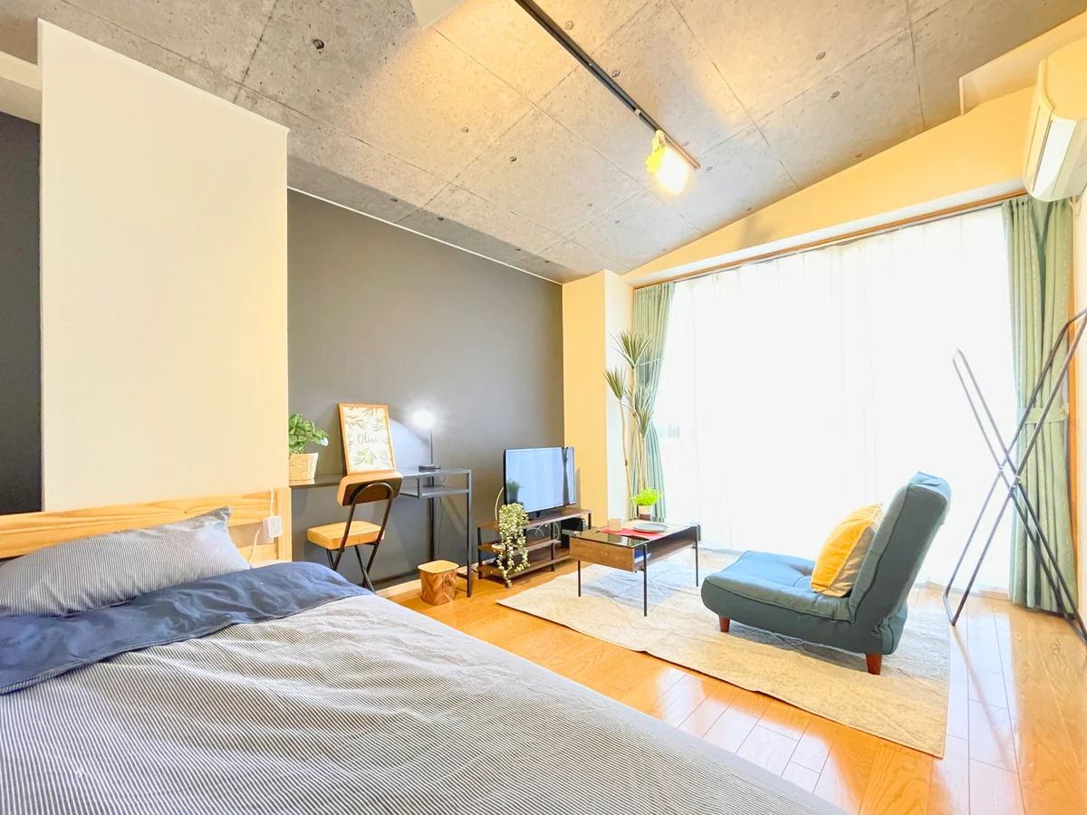 南向きで明るい室内