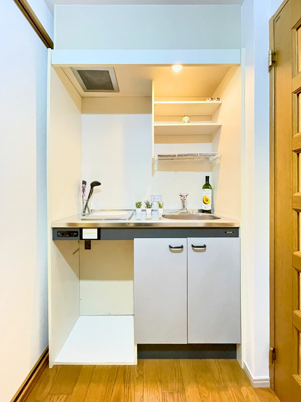 １口IHコンロ付きキッチン