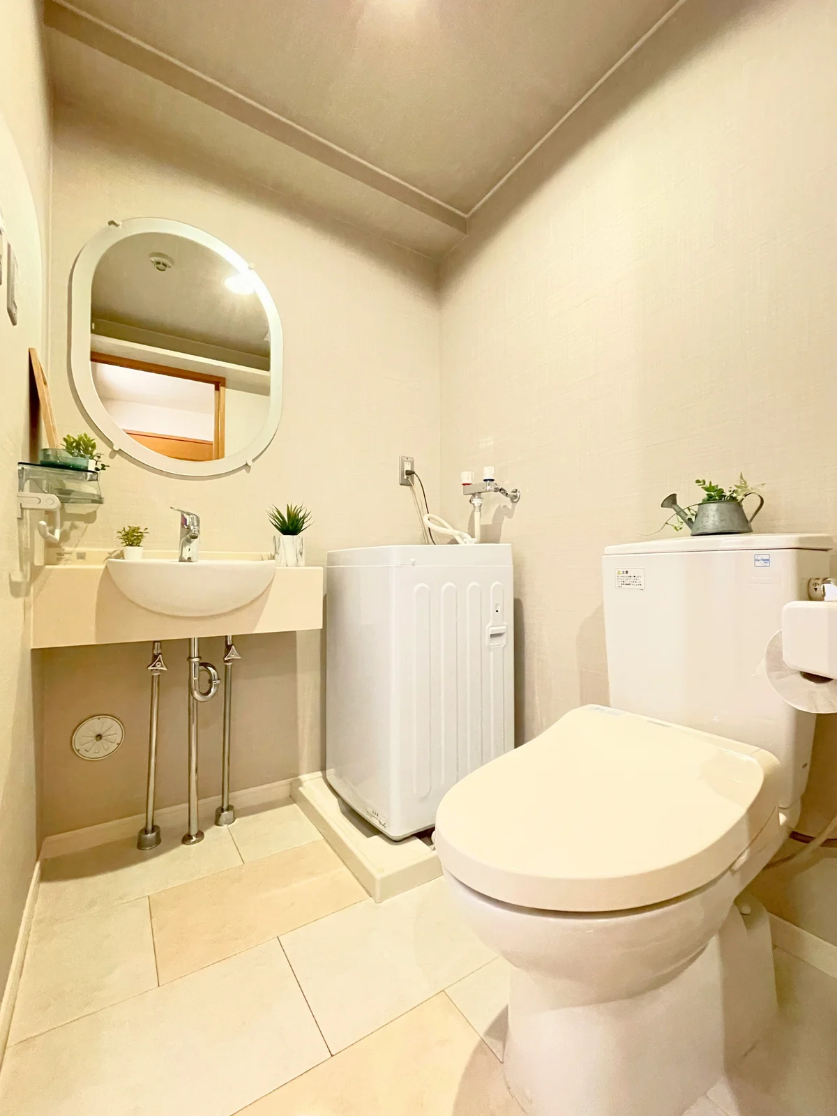 オシャレな脱衣所