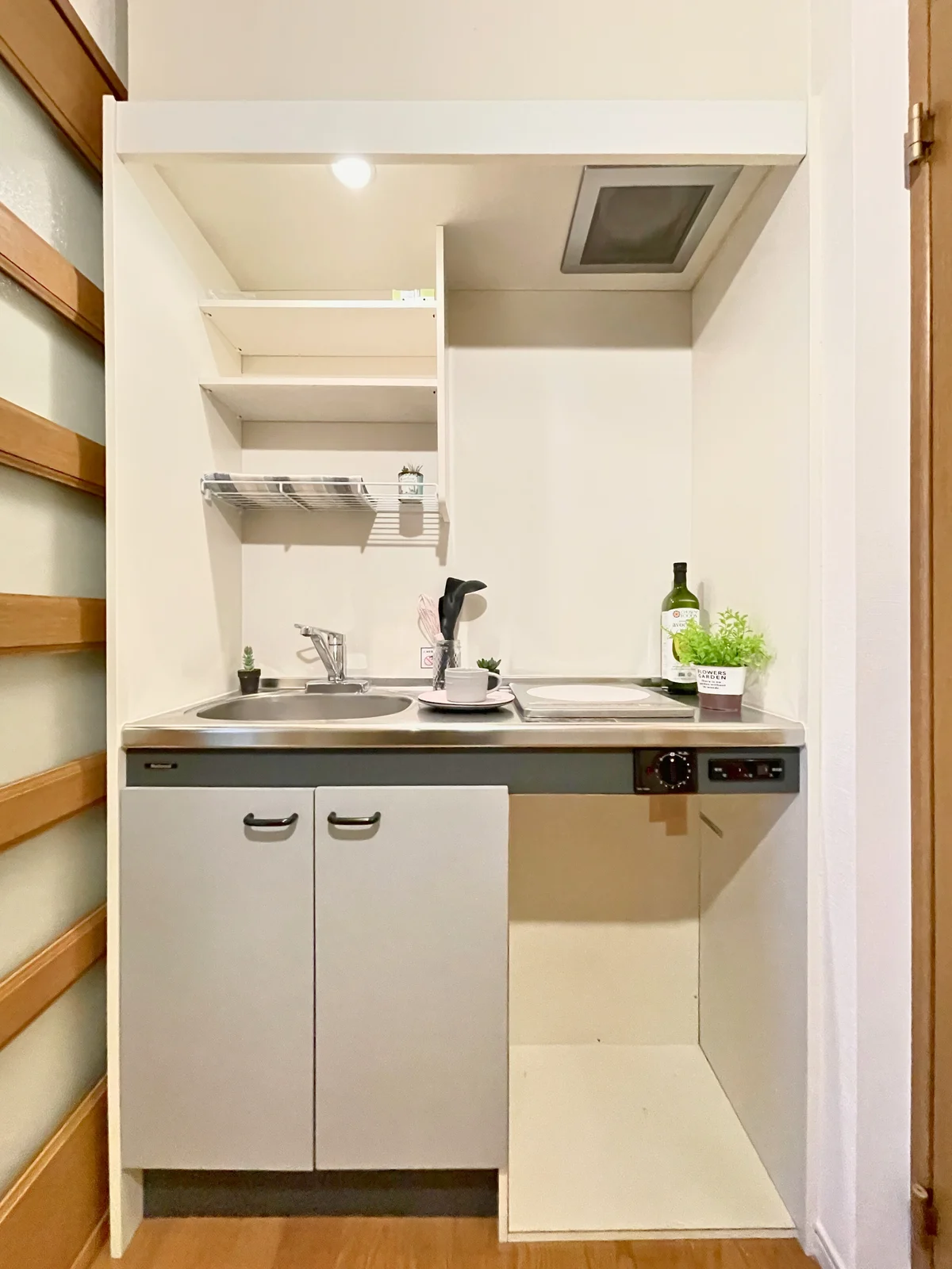 １口IHコンロ付きキッチン