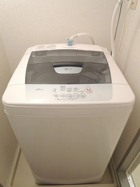 洗濯機付です。