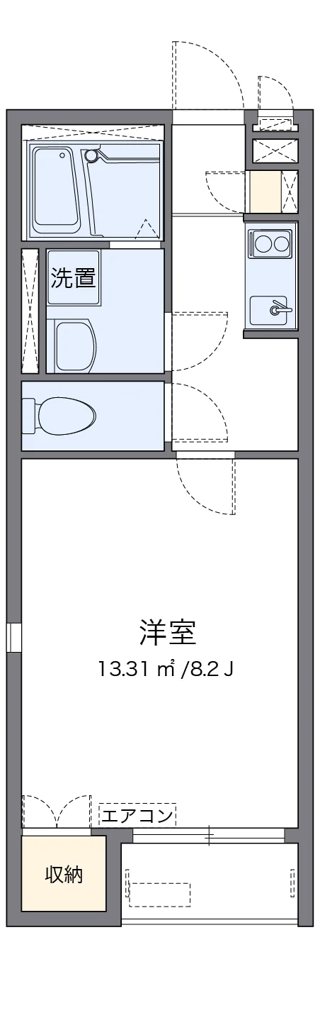 代表的な間取のため実際の間取とは異なる場合があります
