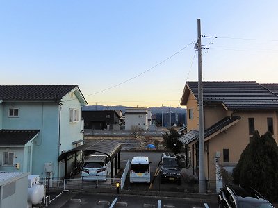 2階からのアングルです