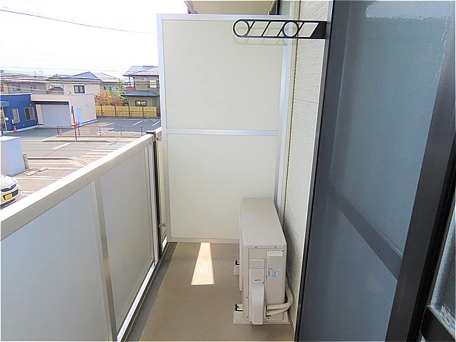 洗濯物を外干しできます