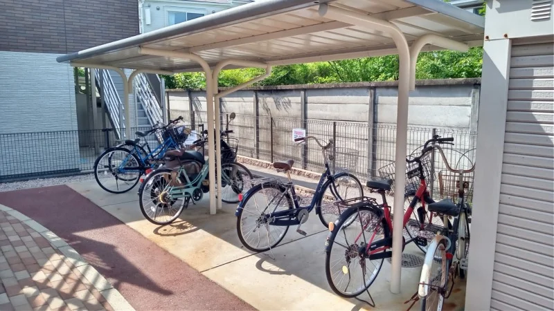 駐輪場です。