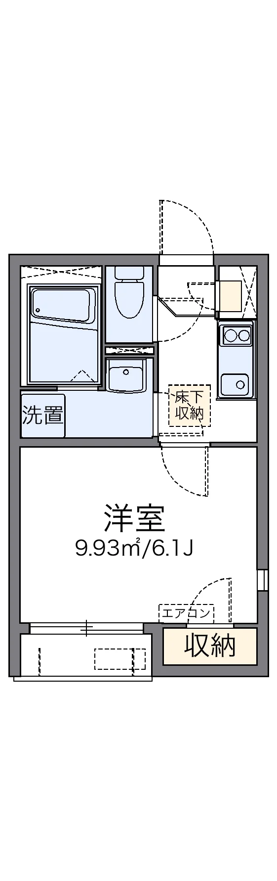 代表的な間取のため実際の間取とは異なる場合があります