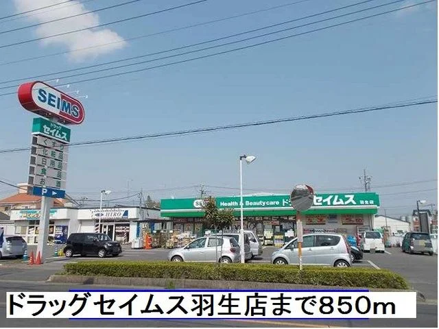 ドラッグセイムス羽生店まで850m