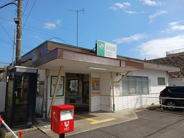 永田駅まで14m