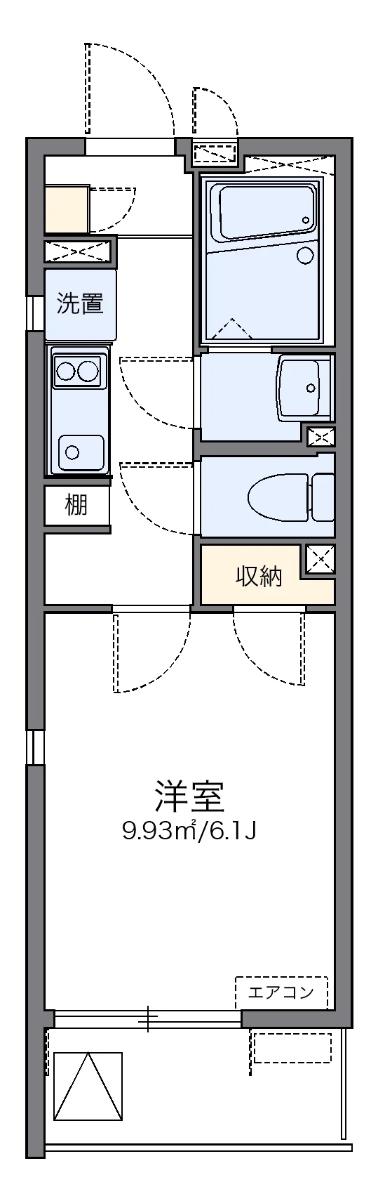 代表的な間取のため実際の間取とは異なる場合があります
