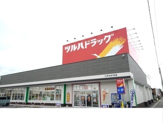 ツルハドラッグ八戸大杉平店まで1300m