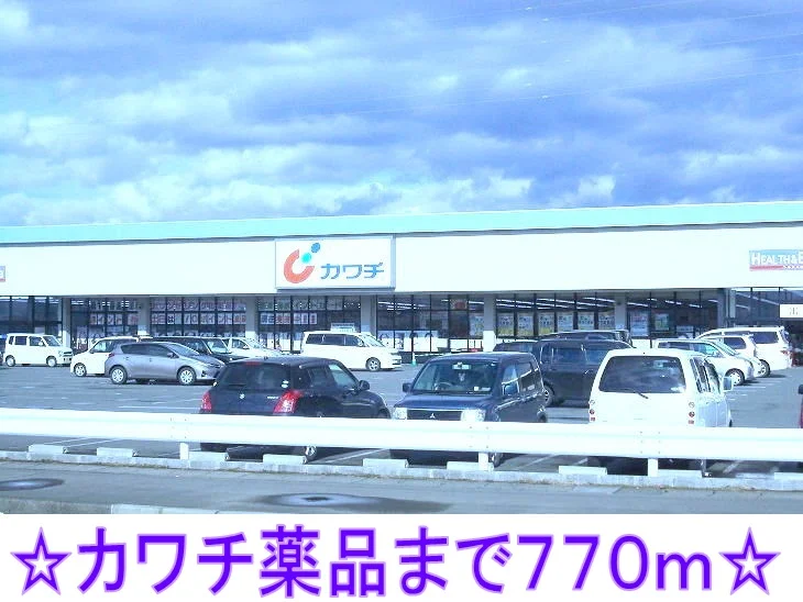 カワチ薬品まで770m