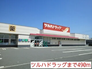 ツルハドラッグまで490m