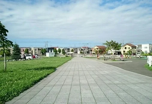 明日風公園まで620m