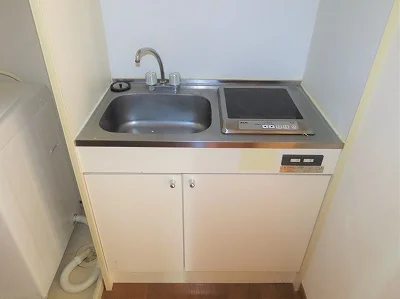 1口の電気コンロまたはIHコンロとなります