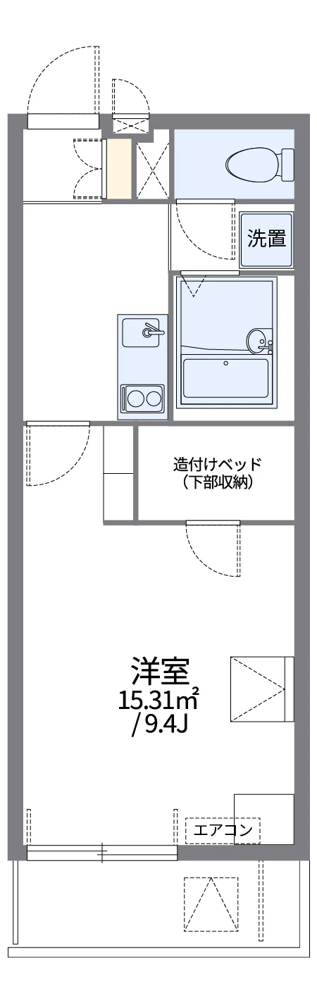 代表的な間取のため実際の間取とは異なる場合があります