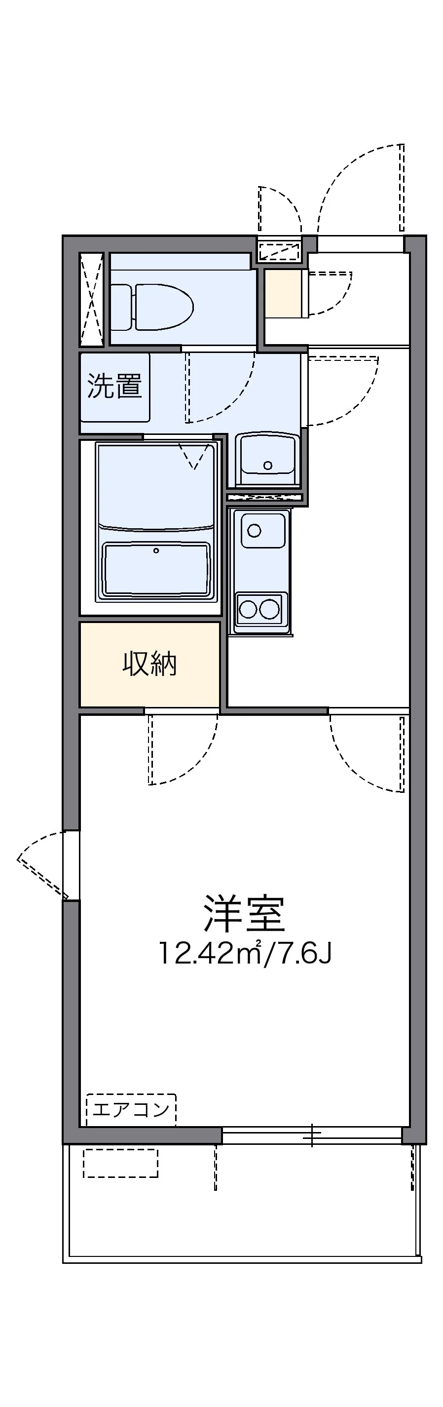 代表的な間取のため実際の間取とは異なる場合があります