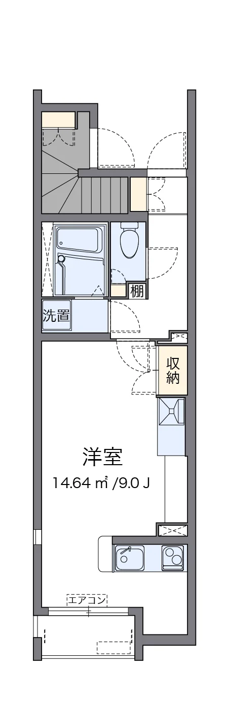 代表的な間取のため実際の間取とは異なる場合があります