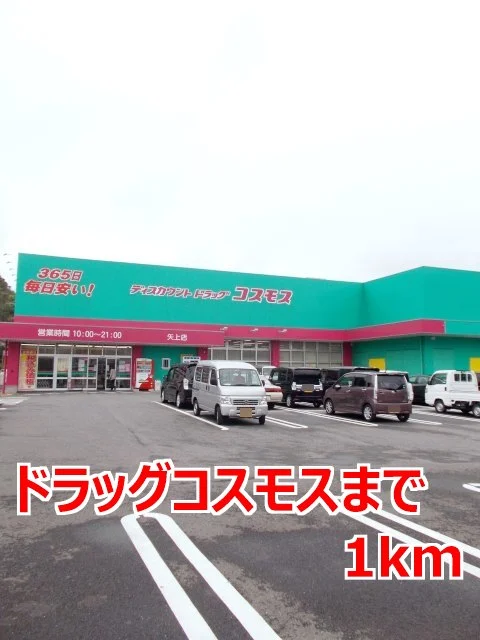 ドラッグコスモスまで1000m