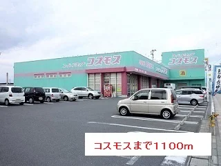 コスモスまで1100m