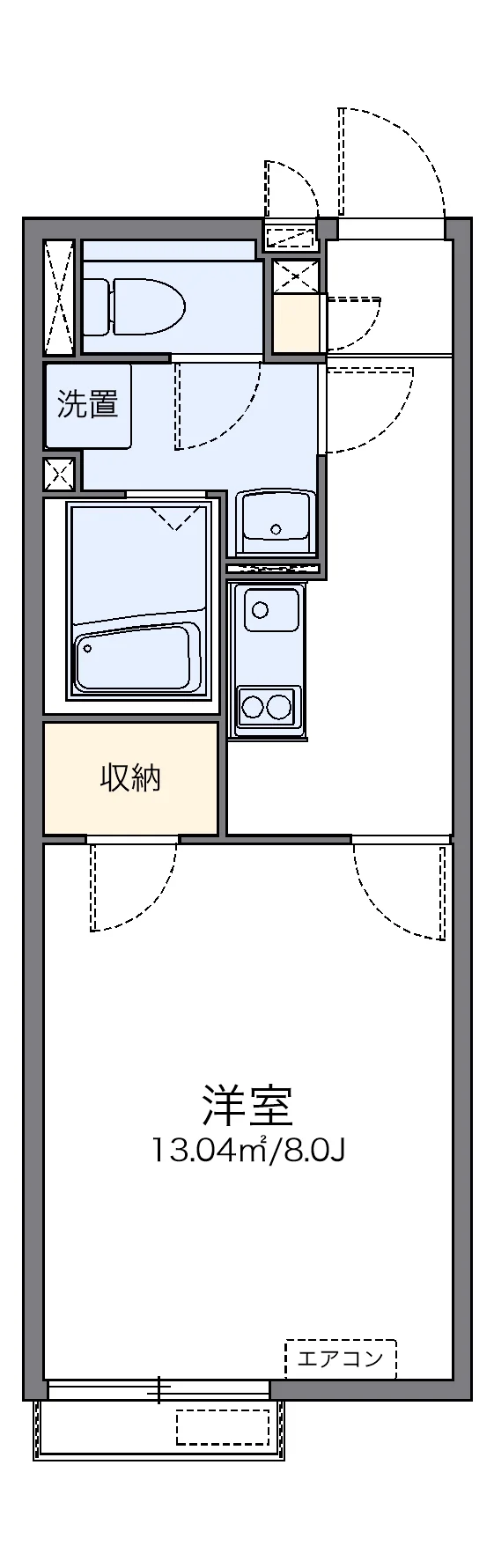代表的な間取のため実際の間取とは異なる場合があります