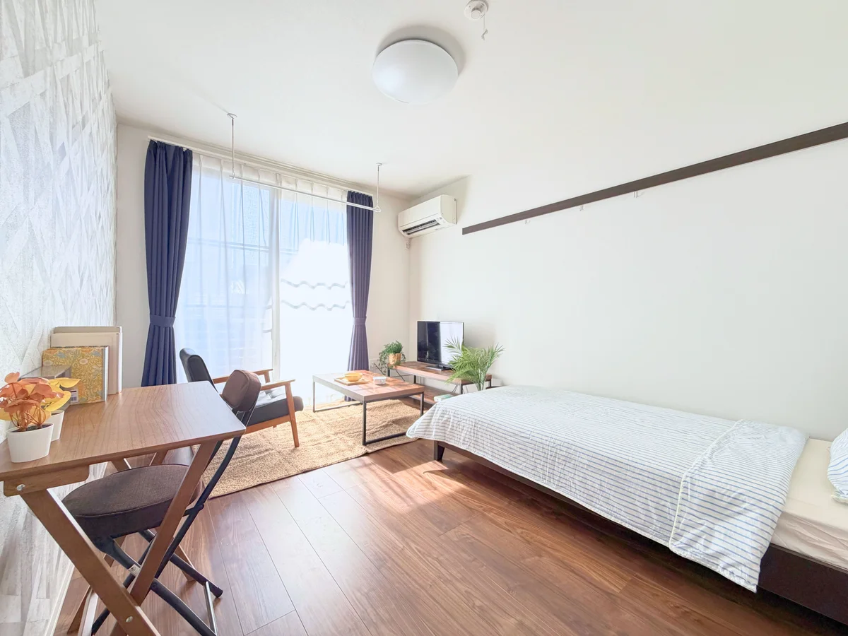 南向きで明るい室内