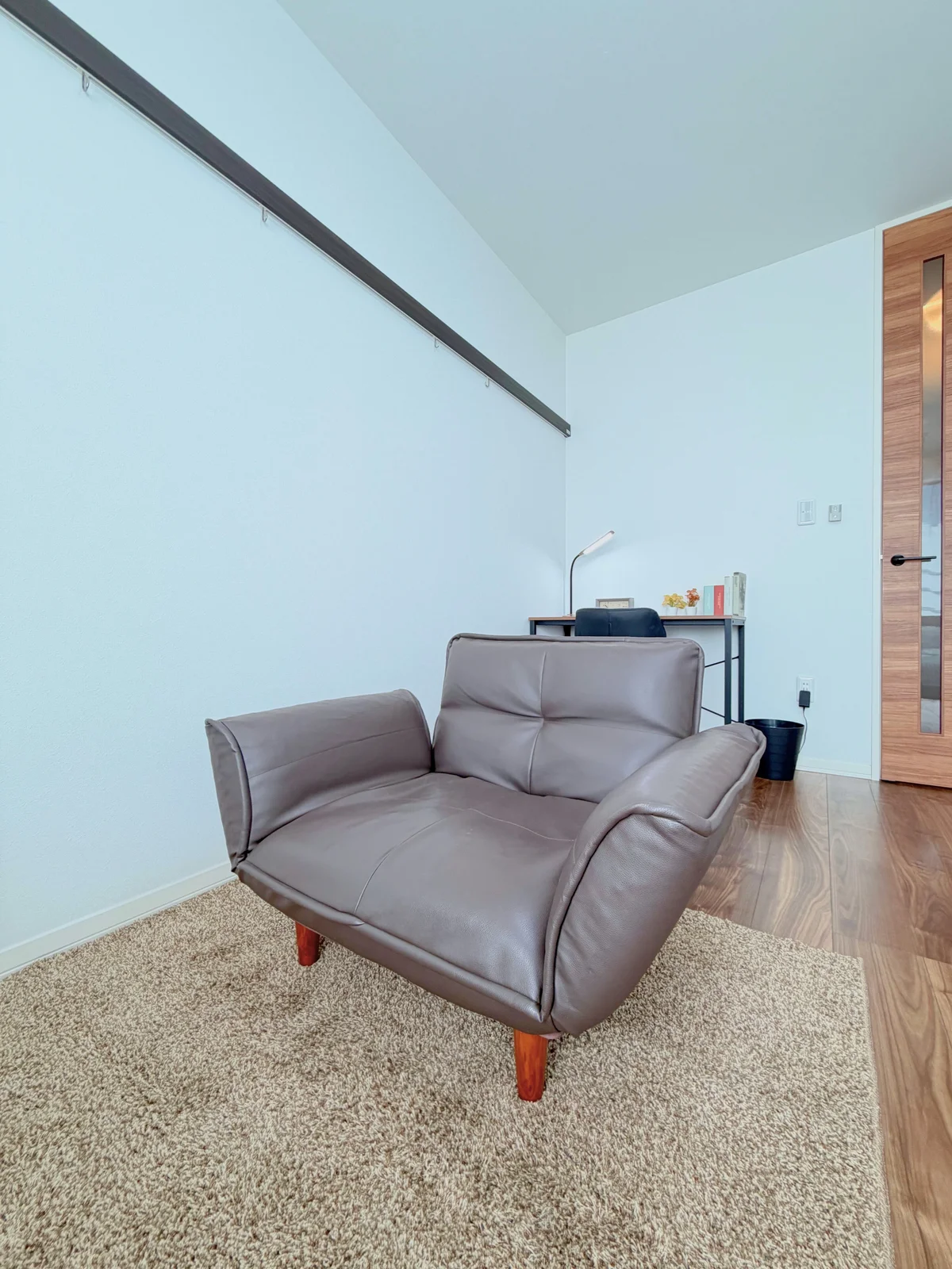 ソファー付きで快適