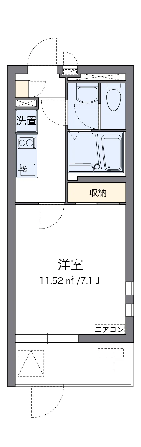 代表的な間取のため実際の間取とは異なる場合があります