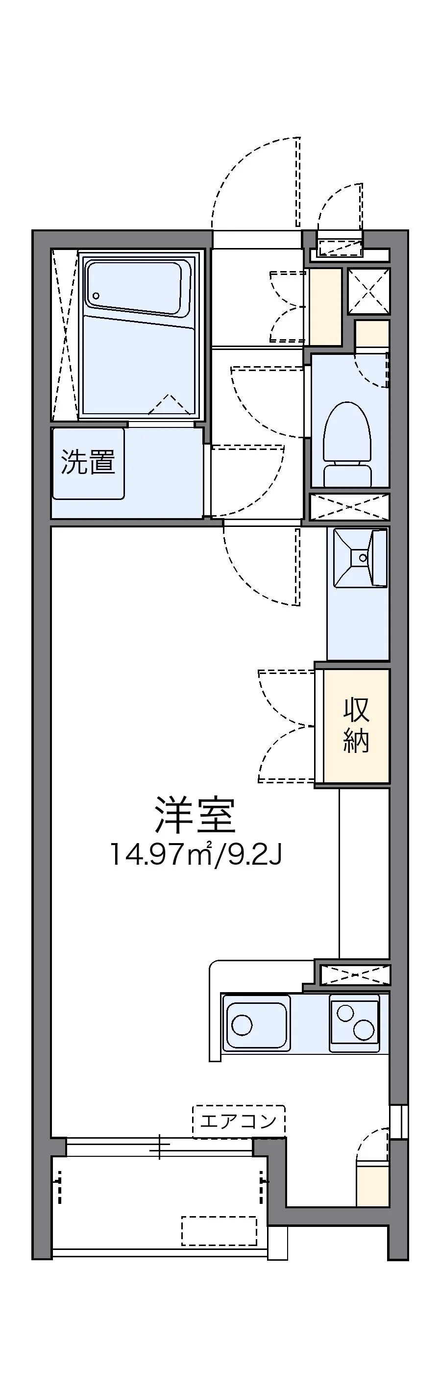 代表的な間取のため実際の間取とは異なる場合があります