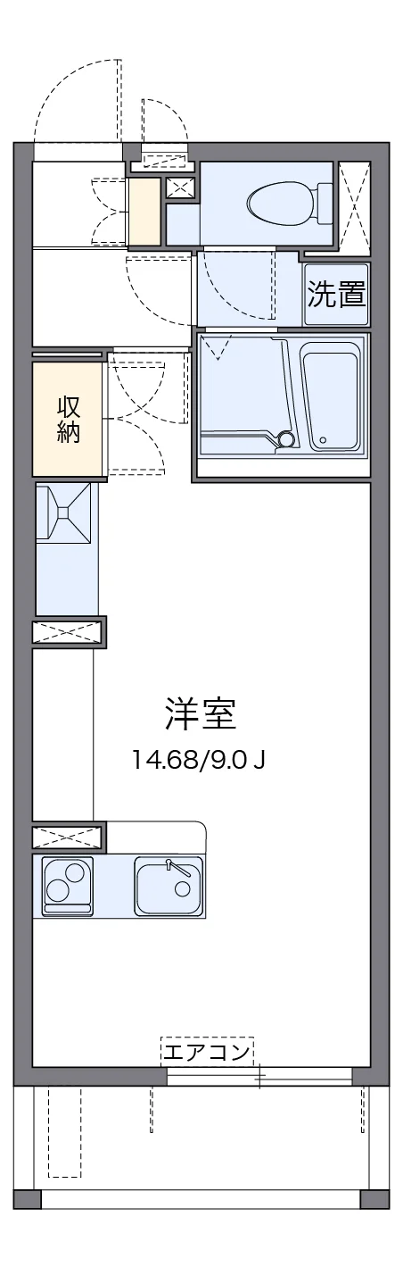代表的な間取のため実際の間取とは異なる場合があります