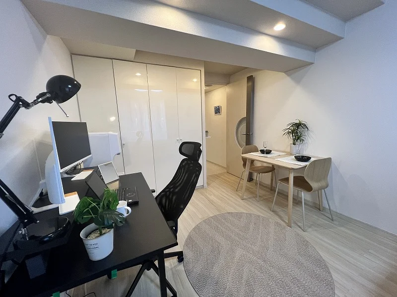 リラックススペースとビジネススペースを分けてみました