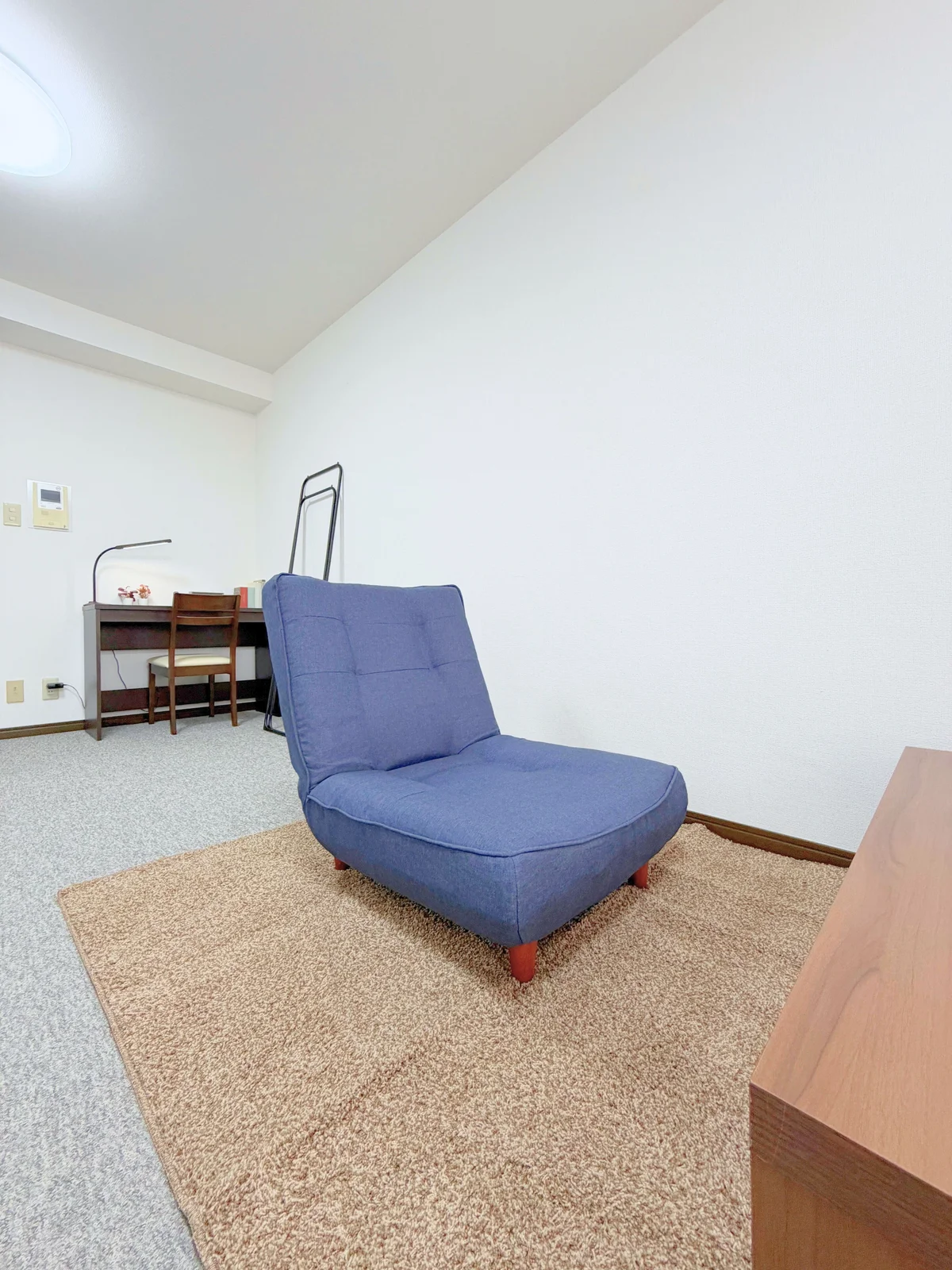 ソファー付きで快適