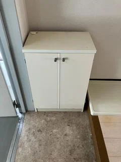 下足箱あります。