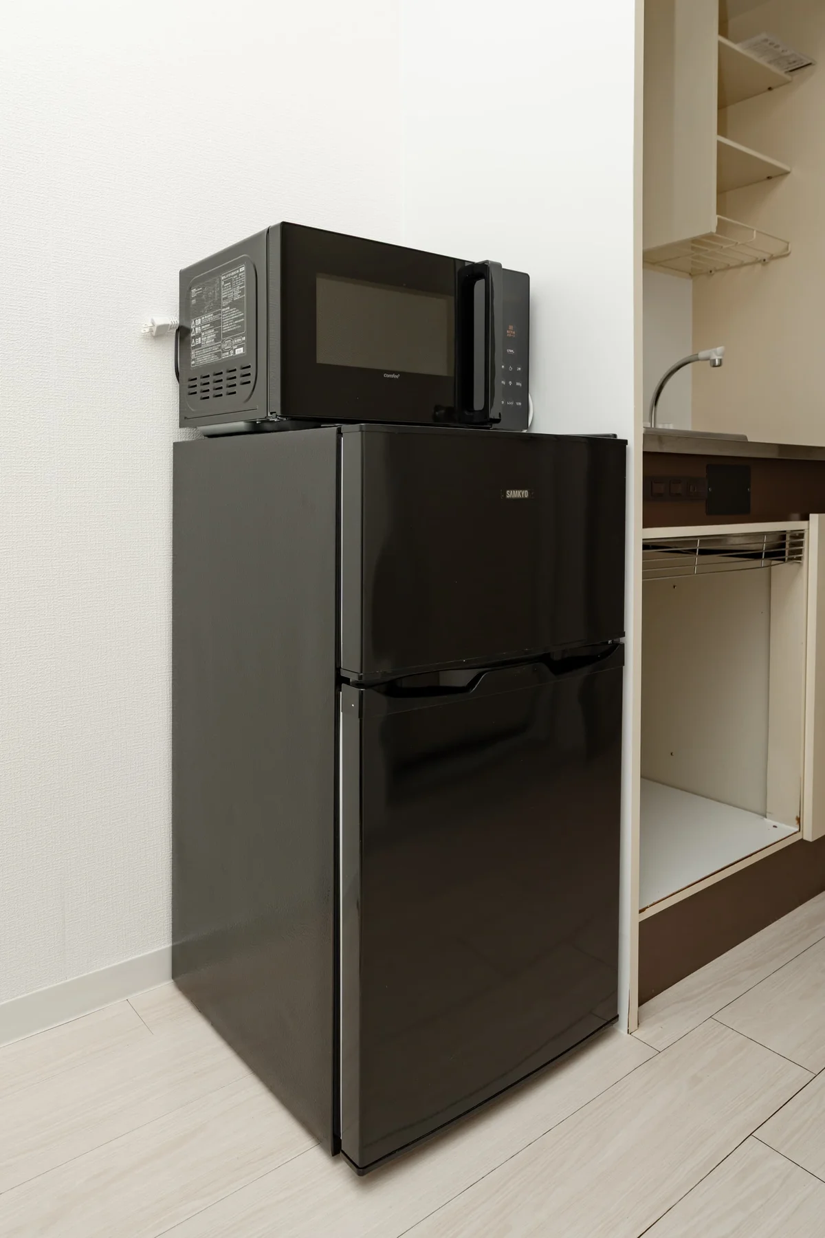 家電付きです。