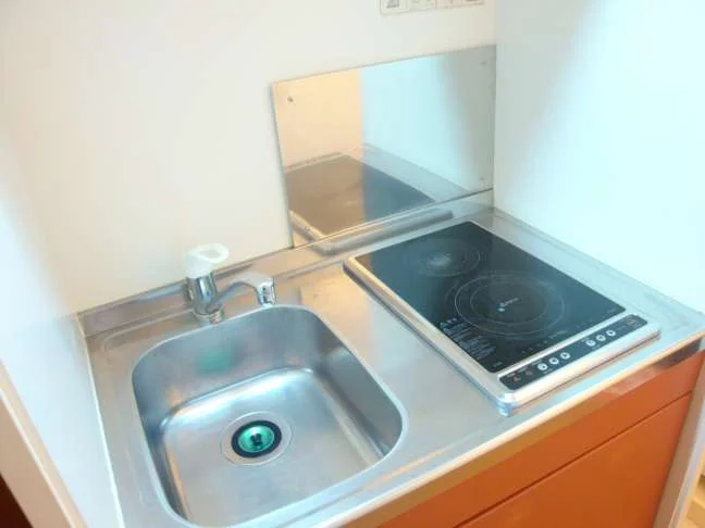 2口ラジエントヒーター付き。