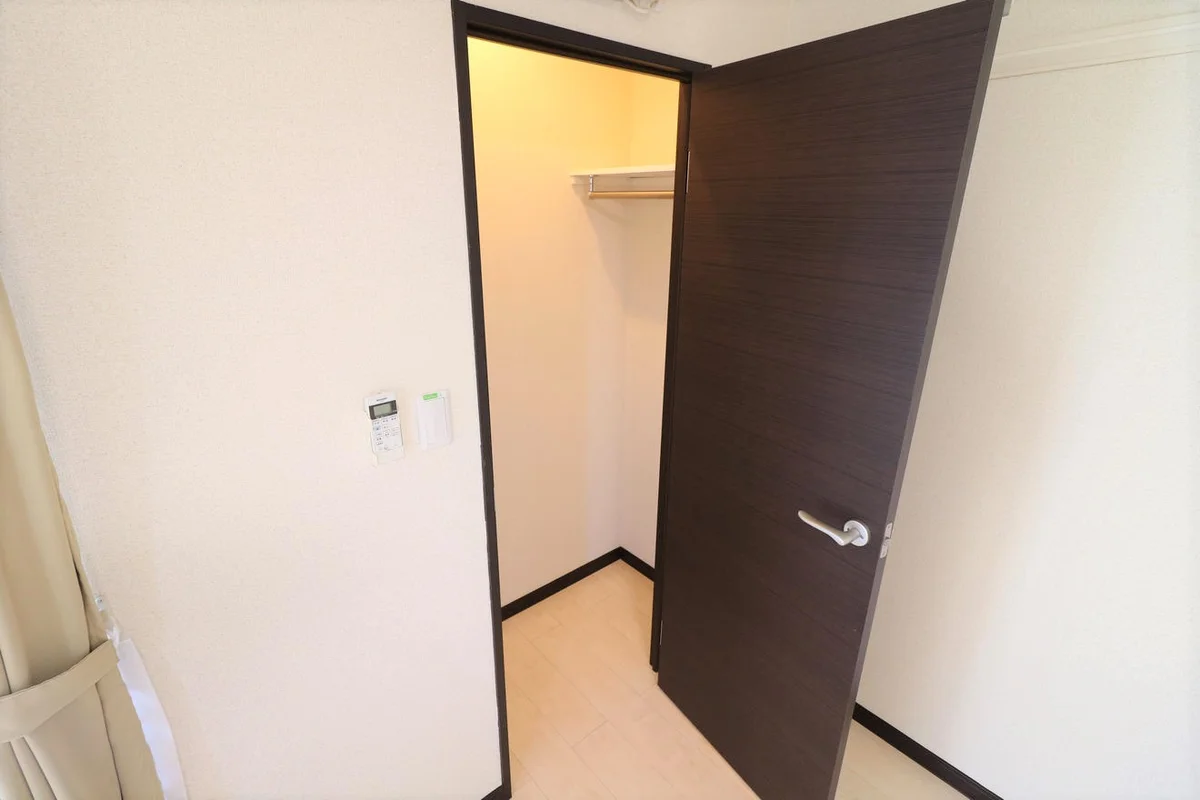 大切な衣類を収納出来るクローゼットを完備！