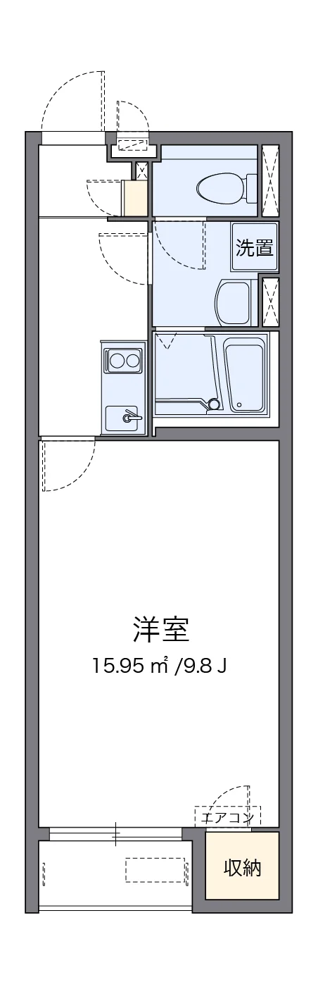 代表的な間取のため実際の間取とは異なる場合があります